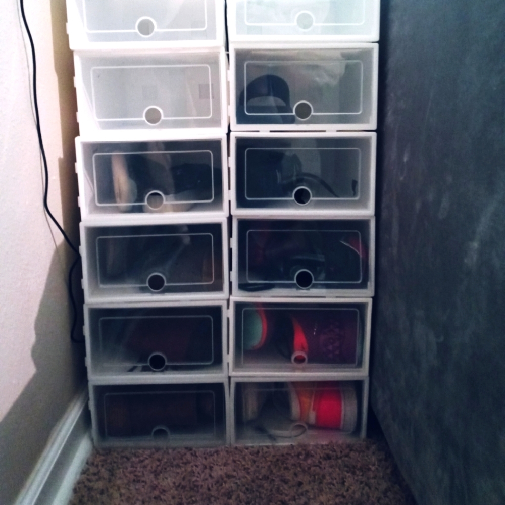 Stackable Shoe Containers 6pk